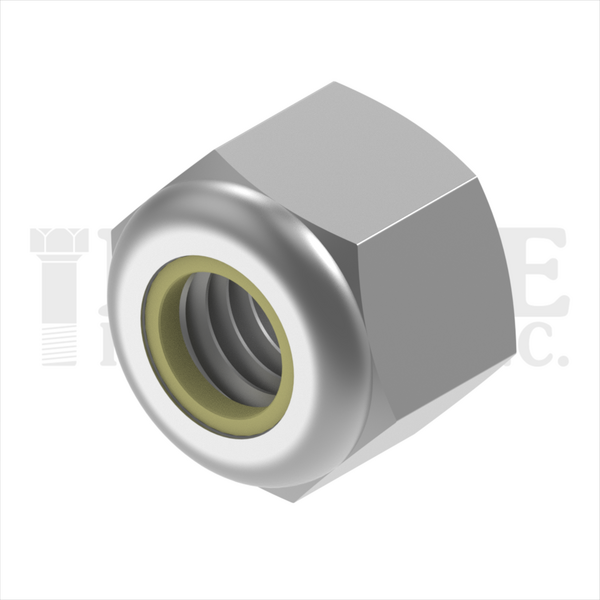 312043CSS316 7/16-14 NYLON INSERT LOCKNUT 316 SS